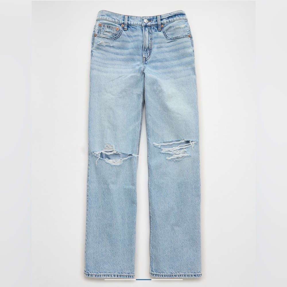 American Eagle Outfitters Blue Straight Leg Jeans